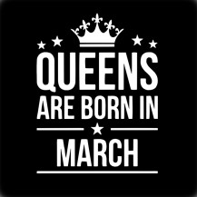Queens are born in ....