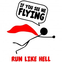 If You See Me Flying Run Like Hell