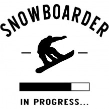 Snowboarder In Progress